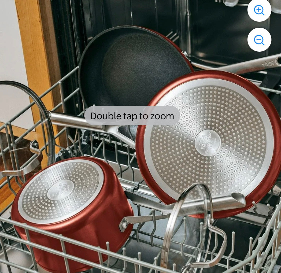 Ninja Foodi NeverStick Essential Aluminum Cookware Sets - (Red Vivid)