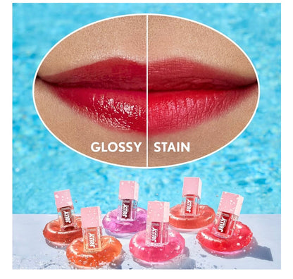 COVERGIRL Clean Fresh Jelly Water Tint, Lip- en Wangtint, Smeerbestand, Hidrerend - 10 Raspberry Drops - (Framboos-pienk)