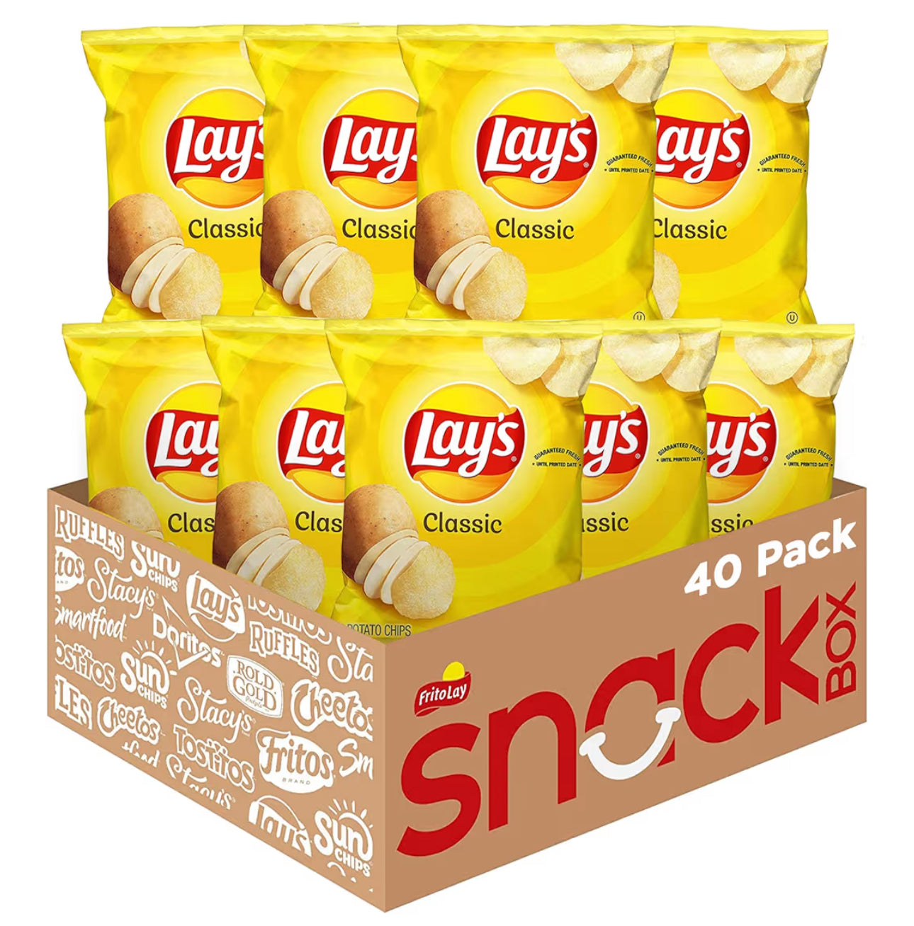 Lay's Aartappelskyfies Braaivleis Gegeur (40 Tel)