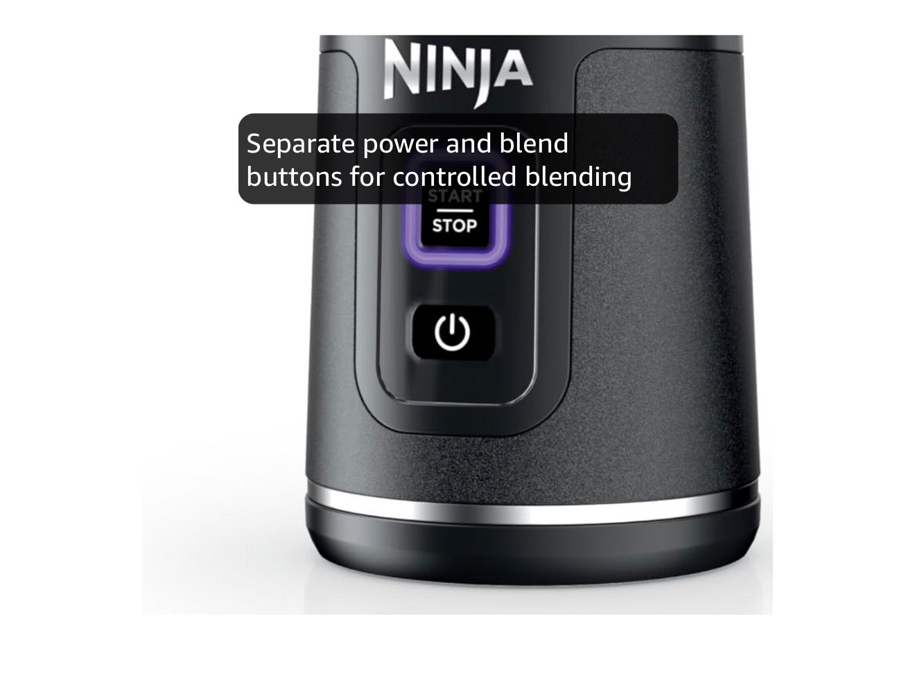 Ninja Blast Koordlose 532 ml Draagbare Blender Vir Skommels en Smoothies, BPA-vry, Lekvaste Deksel en Suigbek, USB-C Herlaaibaar, Skottelgoedwasser Veilig - (Metaalswart)