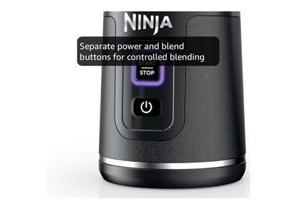 Ninja Blast Koordlose 532 ml Draagbare Blender Vir Skommels en Smoothies, BPA-vry, Lekvaste Deksel en Suigbek, USB-C Herlaaibaar, Skottelgoedwasser Veilig - (Metaalswart)