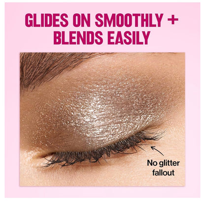 REVLON Glimmer Liquid Shadow, Smeerbestande Skitter Oogskadu Grimering, Langdurig, Hoë Pigment - (204 Rock-IT)