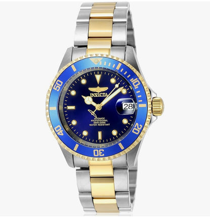 Invicta Mans Pro Diver-versameling Munt-Rand Outomatiese Vlekvrye Staalhorlosie
