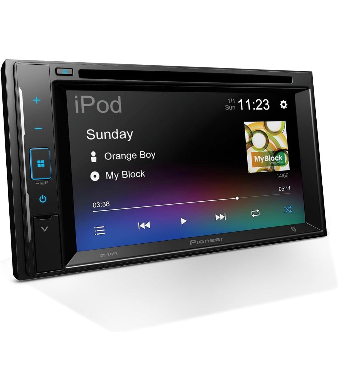 Pioneer 6.2" Resistive Touchscreen, 2Din Bluetooth, Backup Camera Compatible, AM/FM Radio,USB,13-Band EQ