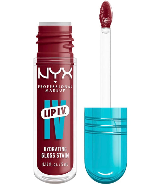 NYX PRO MAKEUP Lip IV Hydrating Glossy Lip Stain met 12H Hydrasie - Blush Rush (Pienk)