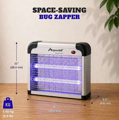20W Elektriese Insekdoder, Hoogspanning Muskiet- en Vliegdoder, Swaar Diens 360° Knottievanger