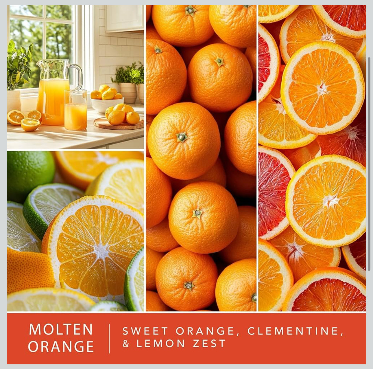 Scentsationals Wasmelts, Waskyfies Sterk Geur - Gesmelte Oranje - 4PK