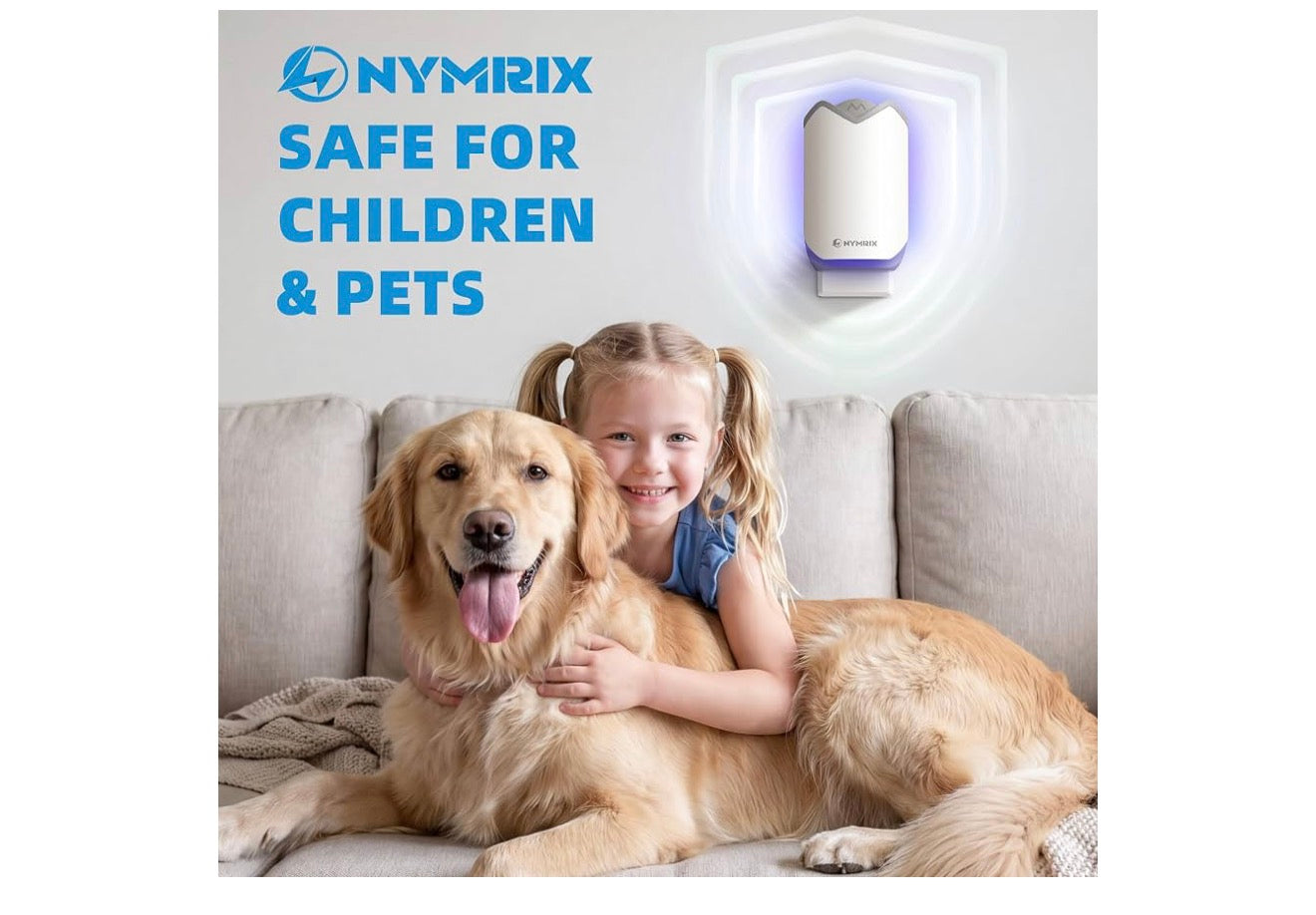 Nymrix Flying Insect Trap, Plug-in Indoor Fly Trap for Fruit Flies & Gnats
24/7 Blue Light Trap for House Flies & Mosquitoes, Works in Kitchens & Near Plants, Safe for Kids & Pets, 1 Base + 2 Refills