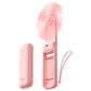 New Mini Personal Slim Portable Handheld Fan - USB Rechargeable - Pink