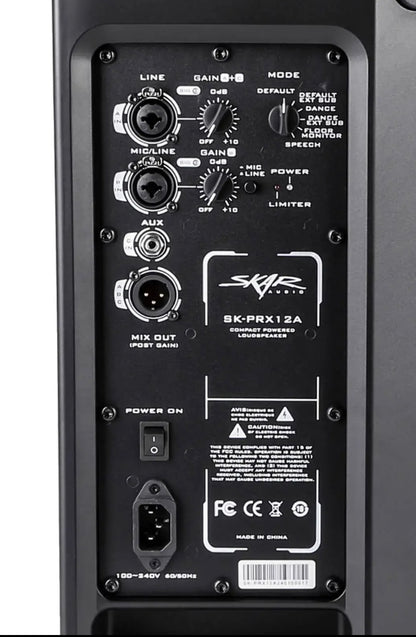SK-PRX12A | 12" 1000 Watt Aktiewe 2-rigting PA-luidspreker