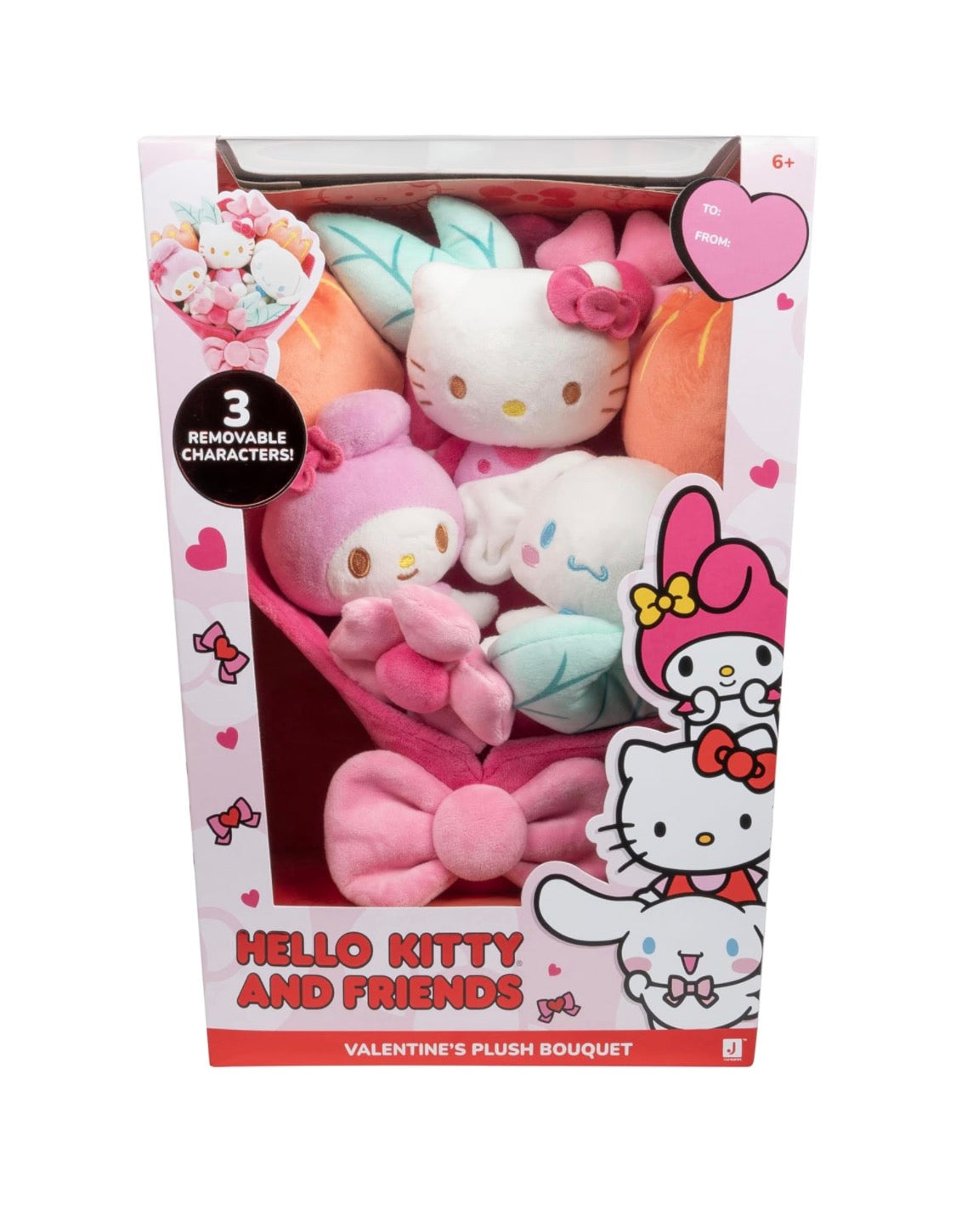 New - Plush Special Occasion Bouquet - 9” Hello Kitty and Friends