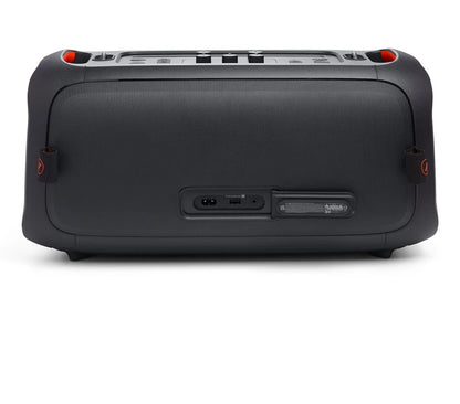 JBL PartyBox Essential - Draagbare Partyluidspreker met Ingeboude Liggie en Draadlose mikrofoon, Fantastiese Pro-klank, IPX4 Spatwaterbestande Beskerming, 6 Uur Speeltyd, Gerieflik