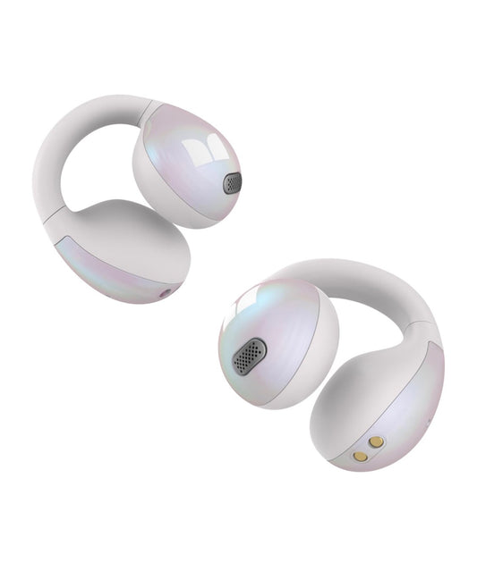 Monster Open Ear Earbuds w/ HiFi Stereo, Clip-On ENC Clear Call, 21H Playtime, IPX6 Waterproof Sport Outdoor
