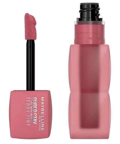 Maybelline Super Stay Teddy Lip Tint, Langdurige Mat Lipstiffie Vir Tot 12 Uur Se Dra - (Kneehigh) 1ct