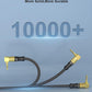 Essential 3.5mm Aux Cable 90 Degree Right Angle male to Male 26 Ft