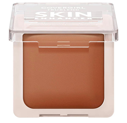 COVERGIRL TruBlend Skin Enhancer Baked Luminous Finishing Face Powder, with Hyaluronic Acid and White Rose Extract, Sheer & Buildable - 520 Cinnamon Roll