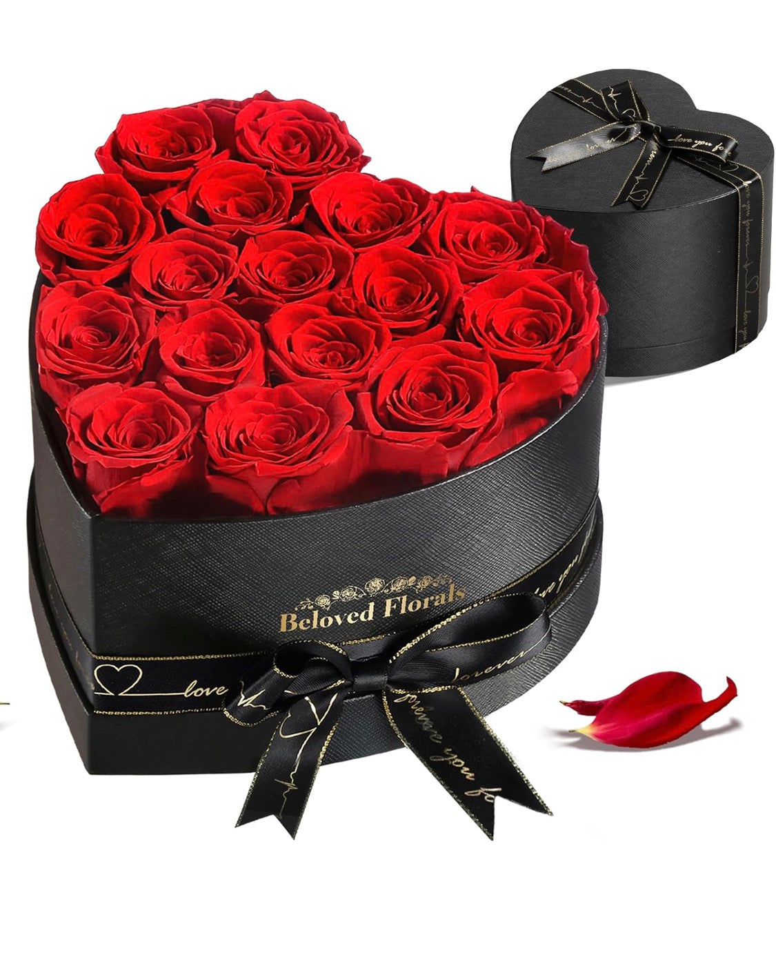 Elegant Preserved Flowers (16) Roses - For All Special Occasions - Passionate Red