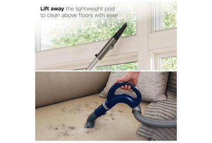 Shark Upright Vacuum Cleaner Navigator Lift-Away Deluxe Pet Hair, Carpet & Hard Floor Cleaning | Upholstery & Crevice Tool, HEPA Filter | Swivel Steering | Large Dust Cup Capacity (Blue)