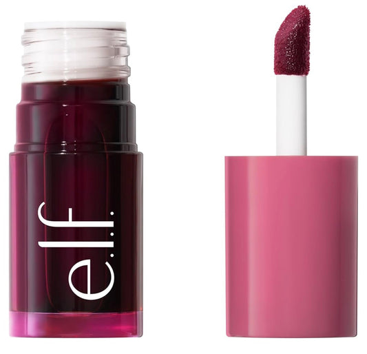 e.l.f. Sheer For It Bloesemblosser, Veeldoelig, Langdurige Lip- en Wanggrimering, Skep 'n Natuurlike Bloosafwerking, Veganisties en Wreedheidsvry - (Plums Up)