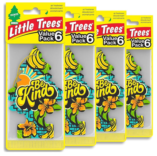 LITTLE TREES Motorlugverfrisser | Hangende Boom Verskaf Langdurige Geur vir Motor en Huis – (Wees Vriendelik)
