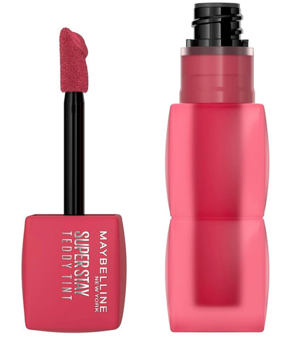 MAYBELLINE Super Stay Teddy Lip Tint, Langblywende Mat Lipstiffie vir Tot 12 Uur Dra - (Cool Grunge) 1 stuk