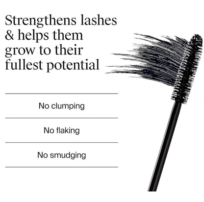 Neutrogena Healthy Lengths Mascara, Versterk, Verleng en Help Wimpergroei met Eksklusiewe Antioksidant Vitamien E en Olyfolie Formule - (Swart 02) .21 oz