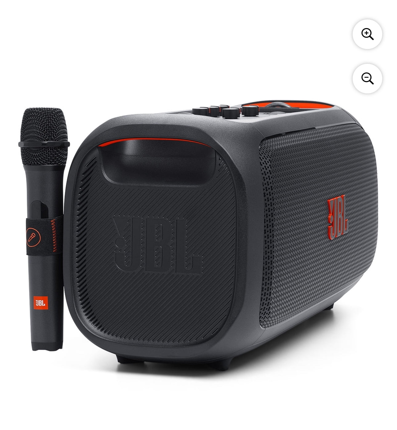 JBL PartyBox Essential - Portable Party Speaker with Built-in Lights and Wireless mic, Amazing Pro Sound, IPX4 splashproof Protection, 6 Hours of Playtime, Convenient