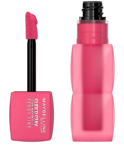 MAYBELLINE Super Stay Teddy Lip Tint, Langblywende Mat Lipstiffie Vir Tot 12 Uur Drag - (Pinky Promise) 1st