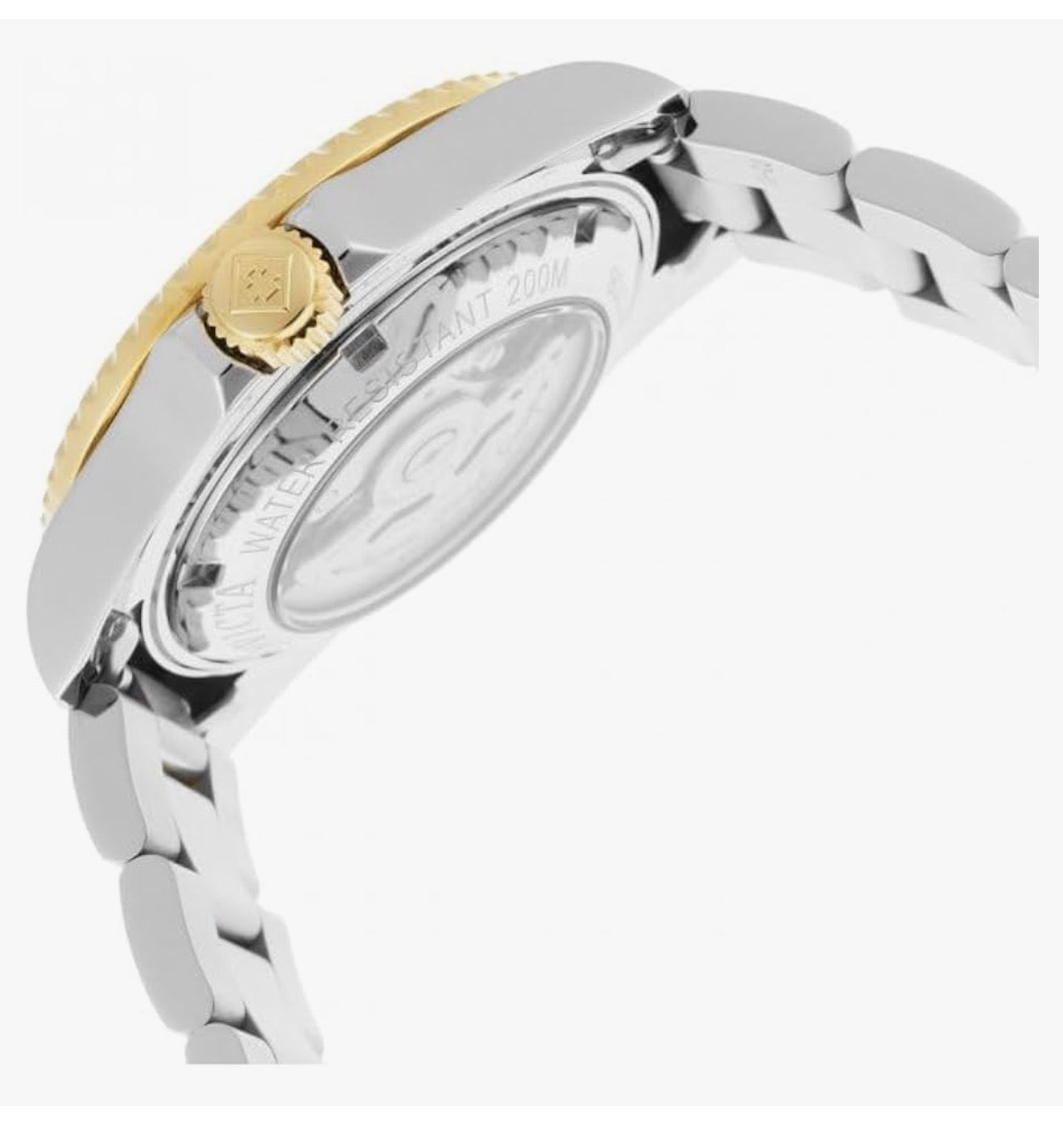 Invicta Mans Pro Diver-versameling Munt-Rand Outomatiese Twee Kleur Horlosie