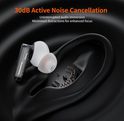 BIG WON True Wireless In-Ear Lightweight Active Noise Canceling  - White