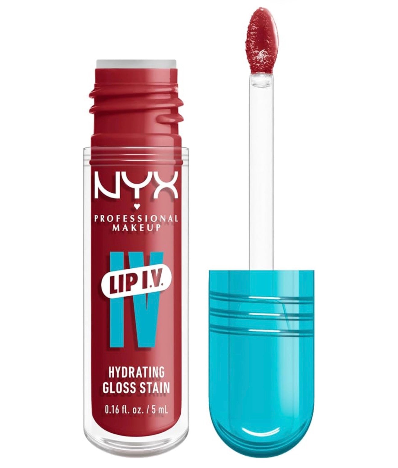 NYX PRO MAKEUP Lip IV Hydrating Glansende Lipvlek met 12H Hydrasie – Bubblegum Burst (Pienk)