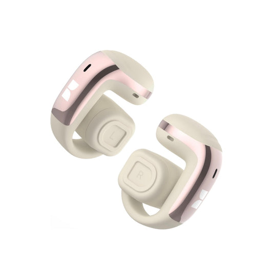 Monster Airclip Open Ear Clip-On Earbuds, Lightweight Comfort, Secure Fit, Crystal-Clear Call - IPX6 (White)