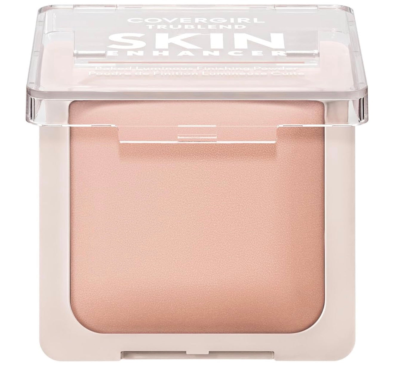 COVERGIRL TruBlend Skin Enhancer Baked Luminous Finishing Face Powder, with Hyaluronic Acid and White Rose Extract, Sheer & Buildable - 510 Snickerdoodle