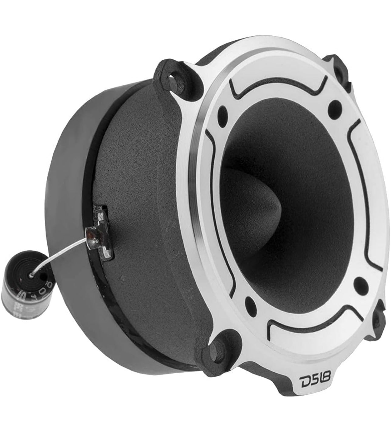 DS18 PRO-TW120 Super Bullet Tweeter in Silver 3" 4 Ohms Built in Crossover (Pair)