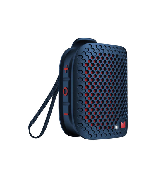 Monster Blaster Micro Clip-On Wireless Portable Speaker w/ Built-in Mic (Blue)