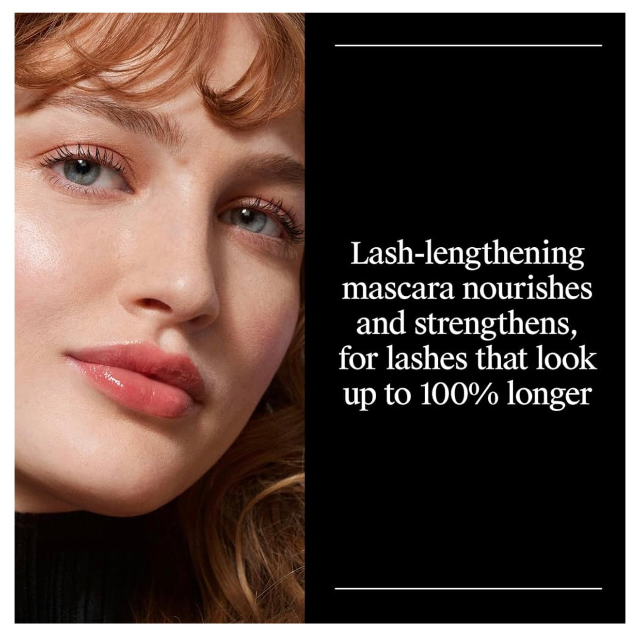 Neutrogena Healthy Lengths Mascara, Versterk, Verleng en Help Wimpergroei met Eksklusiewe Antioksidant Vitamien E en Olyfolie Formule - (Swart 02) .21 oz