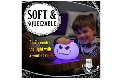 Jack Skellington Drukkbare Kleurveranderende Naglig vir Kinders en Volwassenes, USB-/Battery-aangedrewe Dimmerlamp