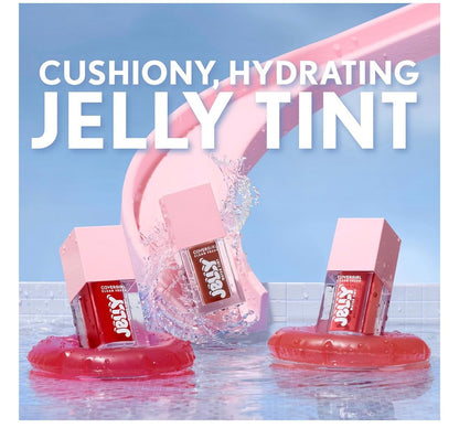 COVERGIRL Clean Fresh Jelly Water Tint, Lip- en Wangtint, Smeerbestand, Hidrerend - 10 Raspberry Drops - (Framboos-pienk)