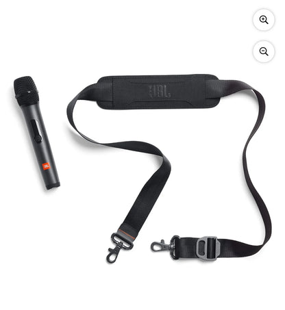JBL PartyBox Essential - Draagbare Partyluidspreker met Ingeboude Liggie en Draadlose mikrofoon, Fantastiese Pro-klank, IPX4 Spatwaterbestande Beskerming, 6 Uur Speeltyd, Gerieflik