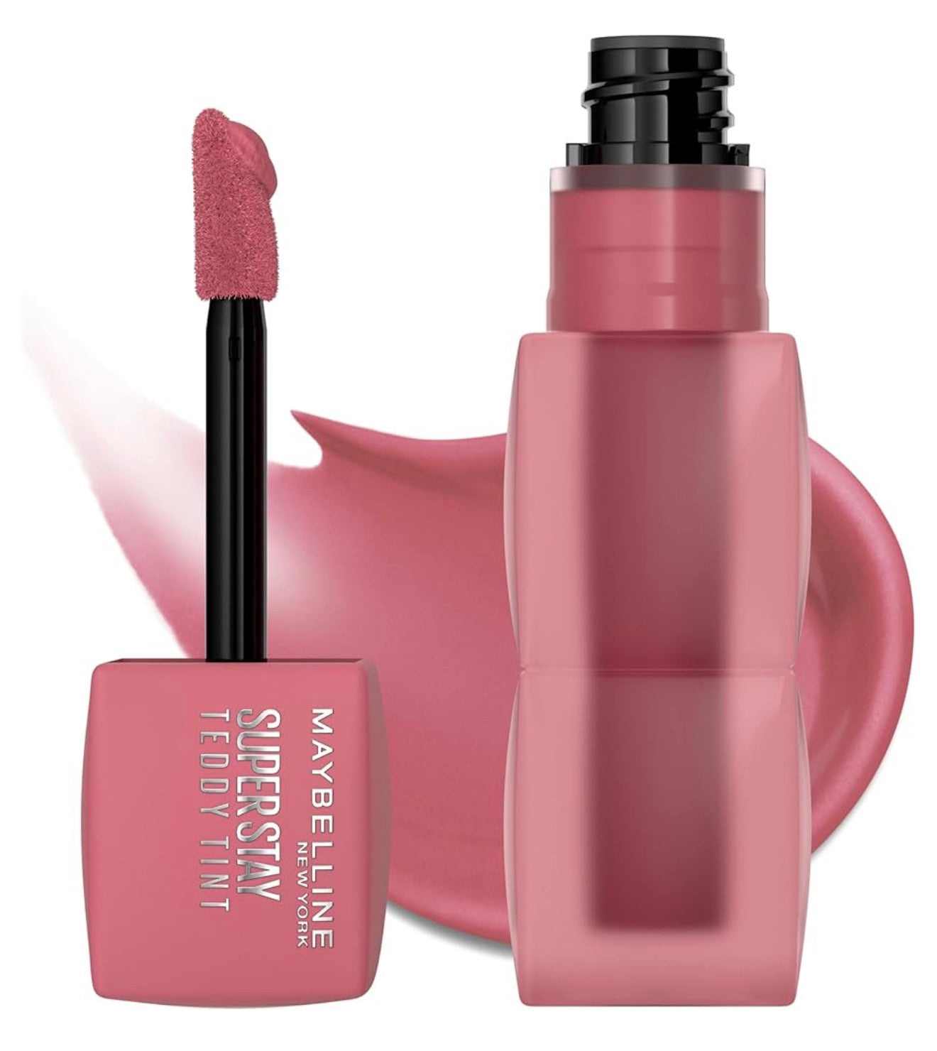 Maybelline Super Stay Teddy Lip Tint, Langdurige Mat Lipstiffie Vir Tot 12 Uur Se Dra - (Kneehigh) 1ct