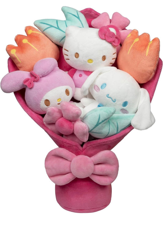 New - Plush Special Occasion Bouquet - 9” Hello Kitty and Friends