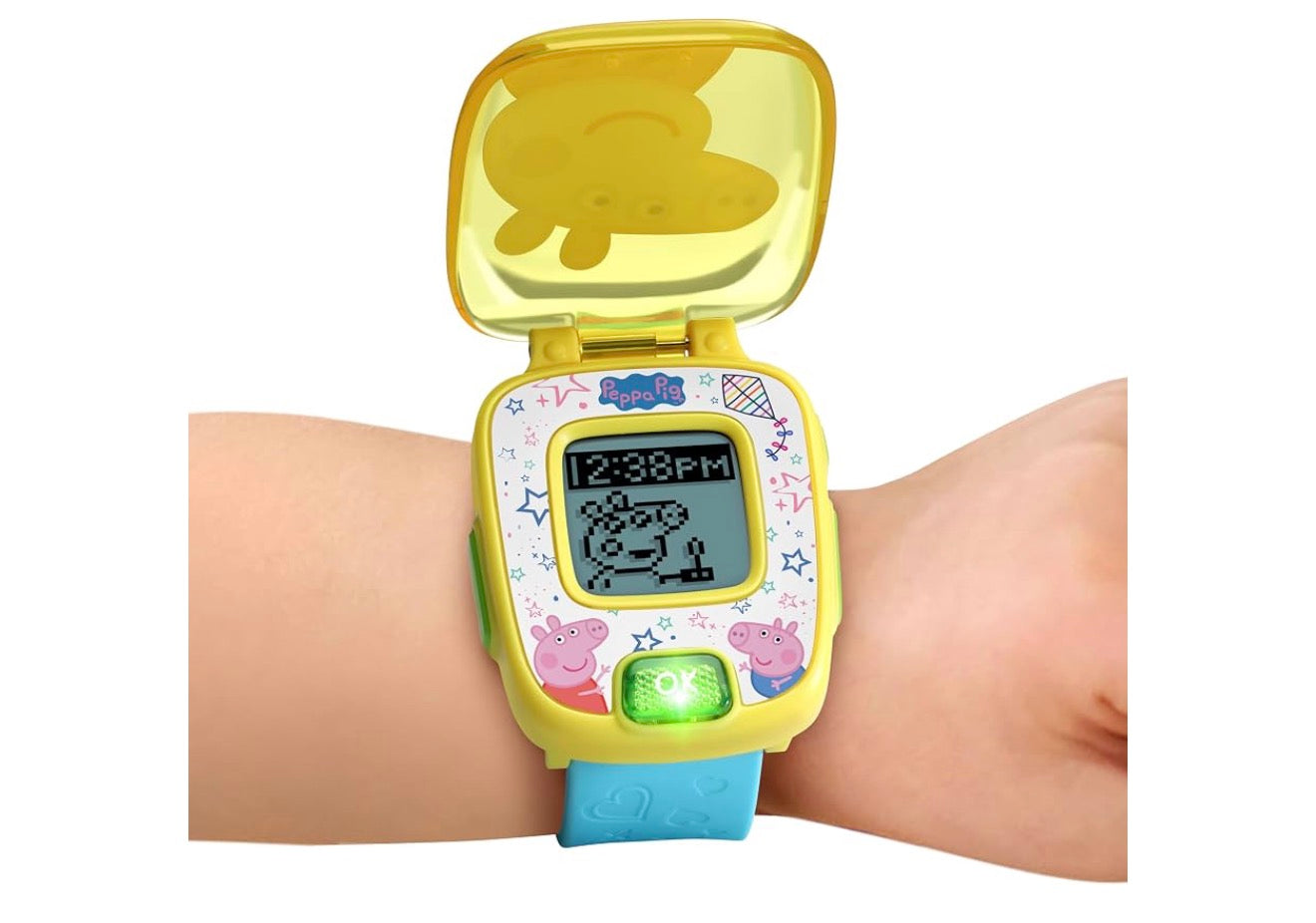 VTech Peppa Pig-leerverkyker vir kinders - Blou