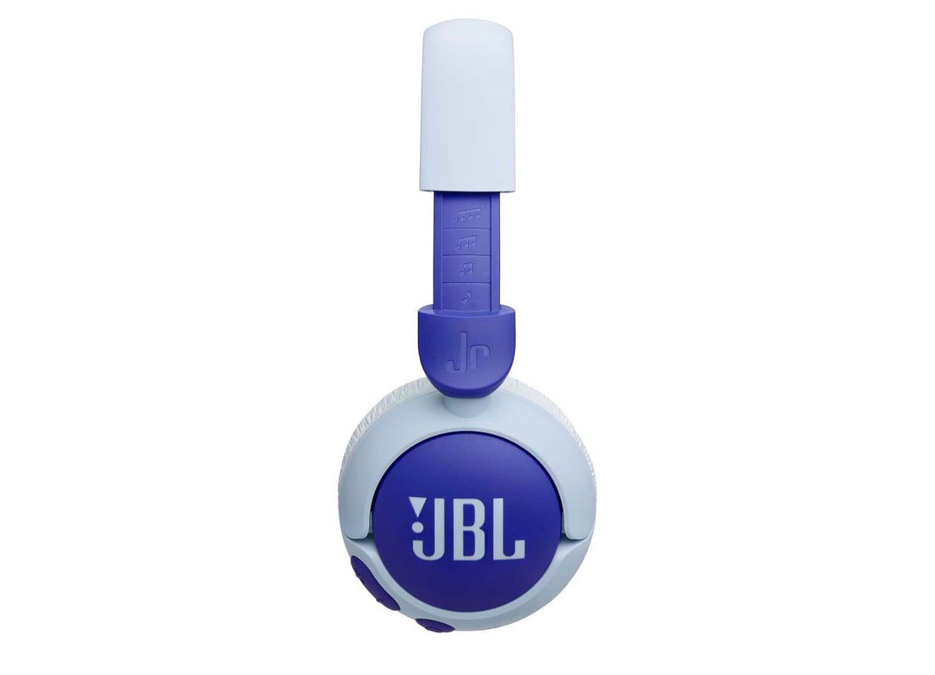JBL Junior  On-Ear Kids Headphones Safe Sound 85dB, Parental Control w/ Customizable Volume Playtime, Easy monitoring, Built-in mic, 50-hour battery life (BLUE)