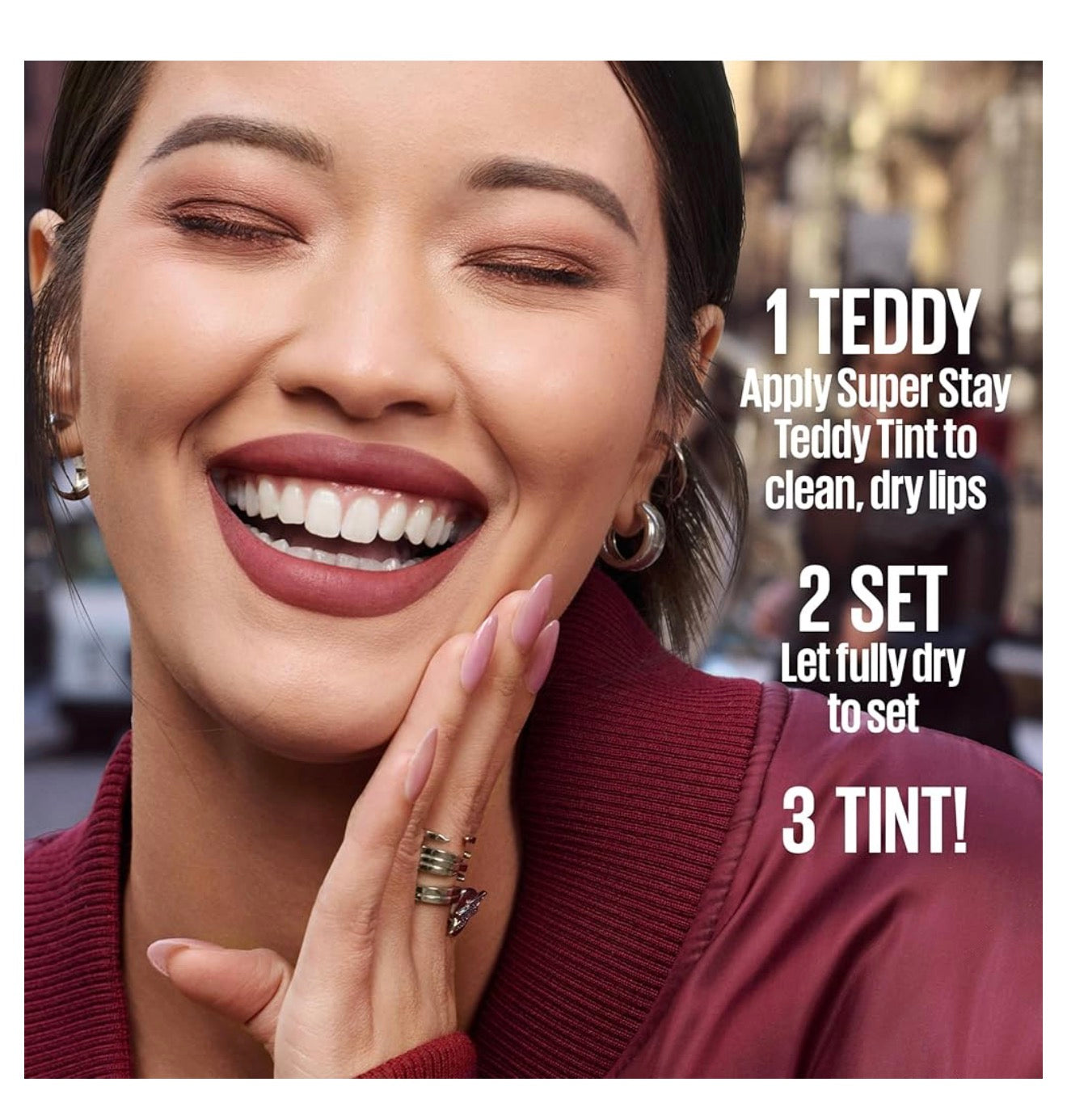 MAYBELLINE Super Stay Teddy Lip Tint, Langblywende Mat Lipstiffie Vir Tot 12 Uur Drag - (Endgame) 1 stuk