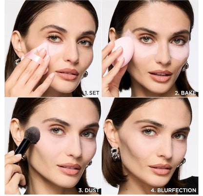 L'Oreal Paris Infallible Blur-fection Langdurige Losse Stelpoeier, Vaagmaak Gesigpoeier met tot 24 UUR Draagbaarheid - Deursigtig Lig (1 Kit)