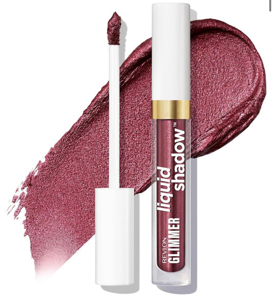 REVLON Glimmer Liquid Shadow, Smeervaste Glans-oogskadugrimering, Langdurig, Hoë Pigment - (205 In Your Orbit)