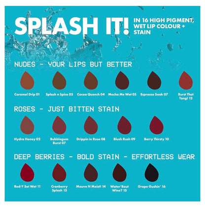 NYX PRO MAKEUP Lip IV Hydrating Glossy Lip Stain met 12 UUR Hidrasie - Mauve N Moist (Pers)