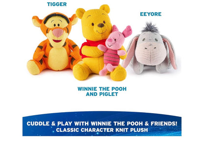 Disney 25cm Eeyore Gebreide Plaasdier, Winnie die Poeh, Opgestopte Dier vir Ouderdomme 1 en Ouer - Grys