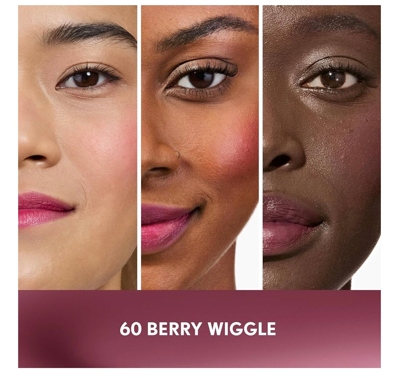 COVERGIRL Clean Fresh Jelly Water Tint, Lip- & Wangtint, Smetafwerend, Hidrerend - 60 Berry Wiggle - (Violetpers)