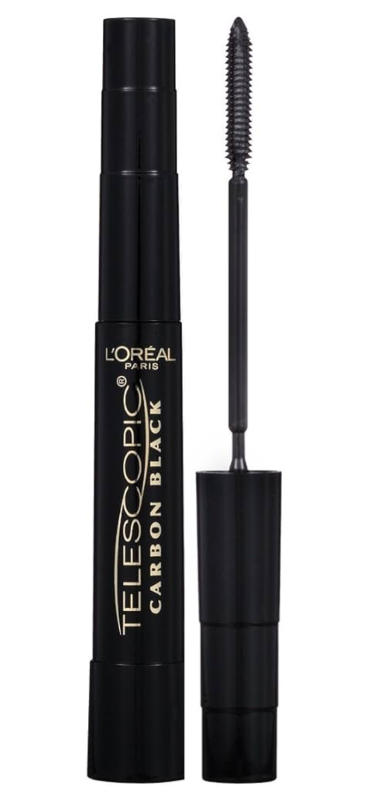 L'Oreal Paris Makeup Telescopic Original Lengthening Mascara - Carbon Black, 0.27 Fl Oz (Pack of 1)